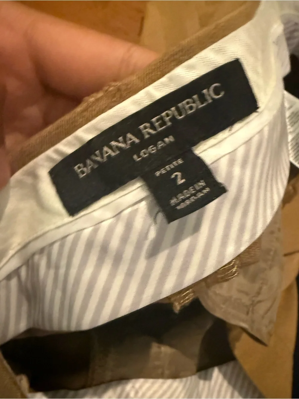 Banana Republic Men's Chinos in Khaki Tan